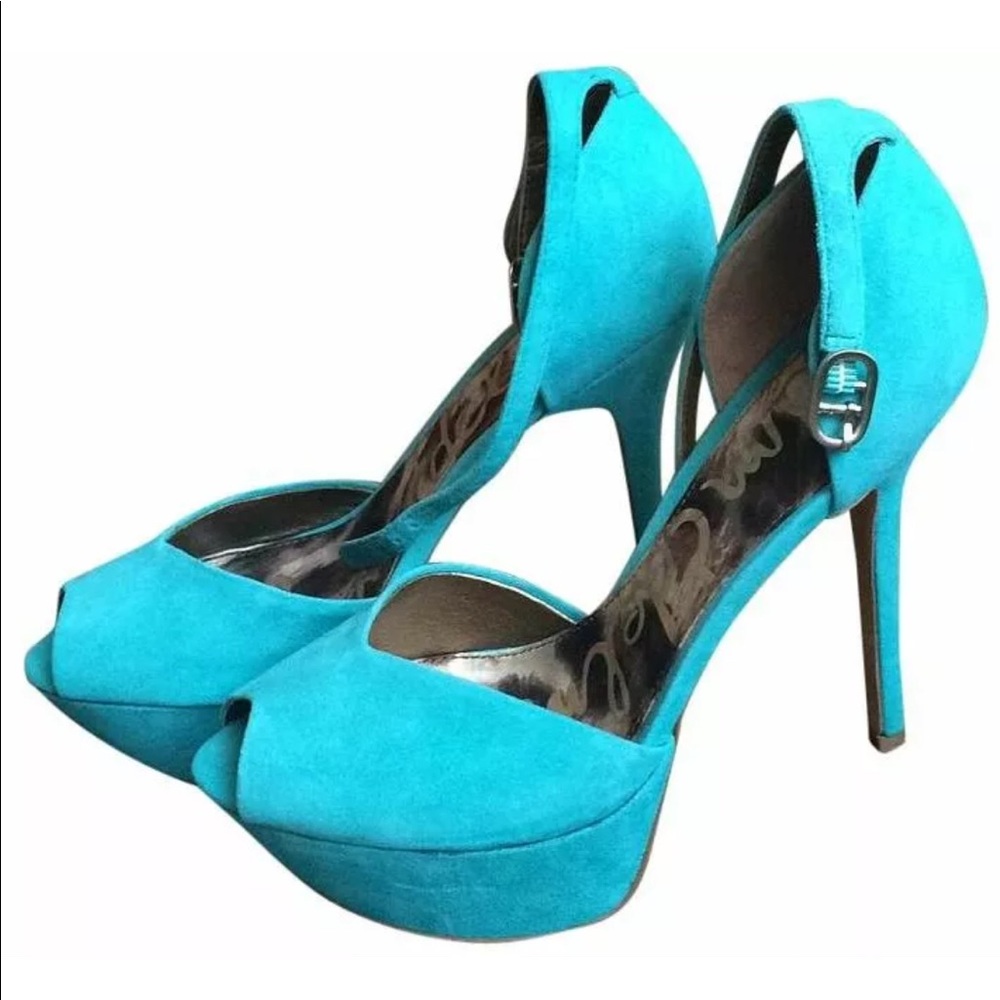 Sam Edelman Marina Turqoise Platforms
